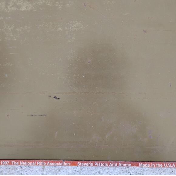 🧨 Original American Rifleman Metal Sign 🔫 NRA Stevens USA - Picture 10 of 14